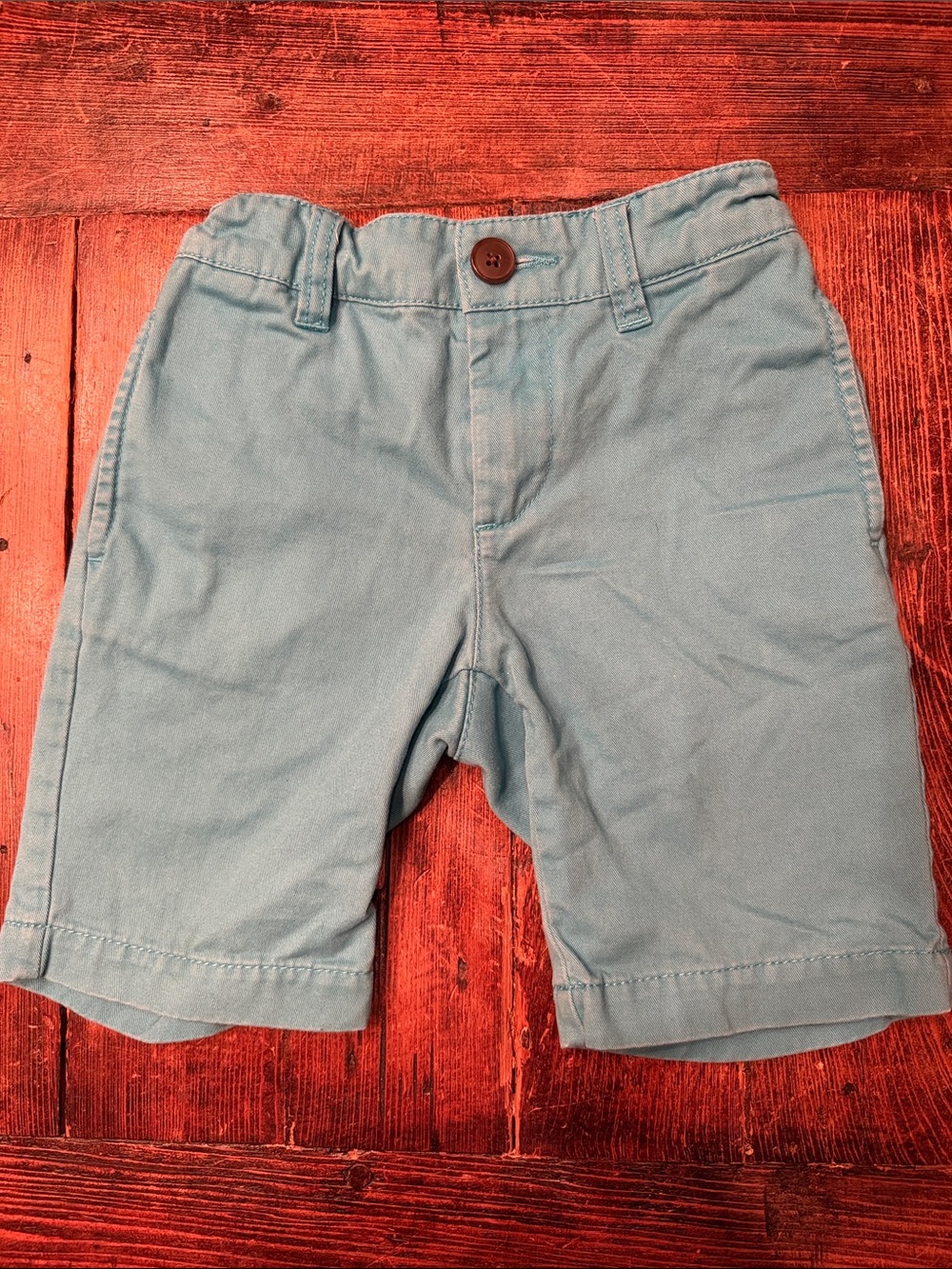Tea Collection Teal Cotton Shorts-Size 4